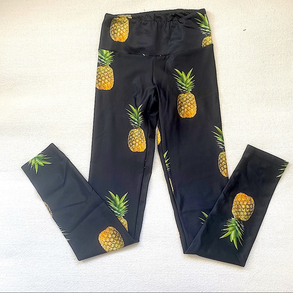 GOLDSHEEP Pineapple Party Leggings